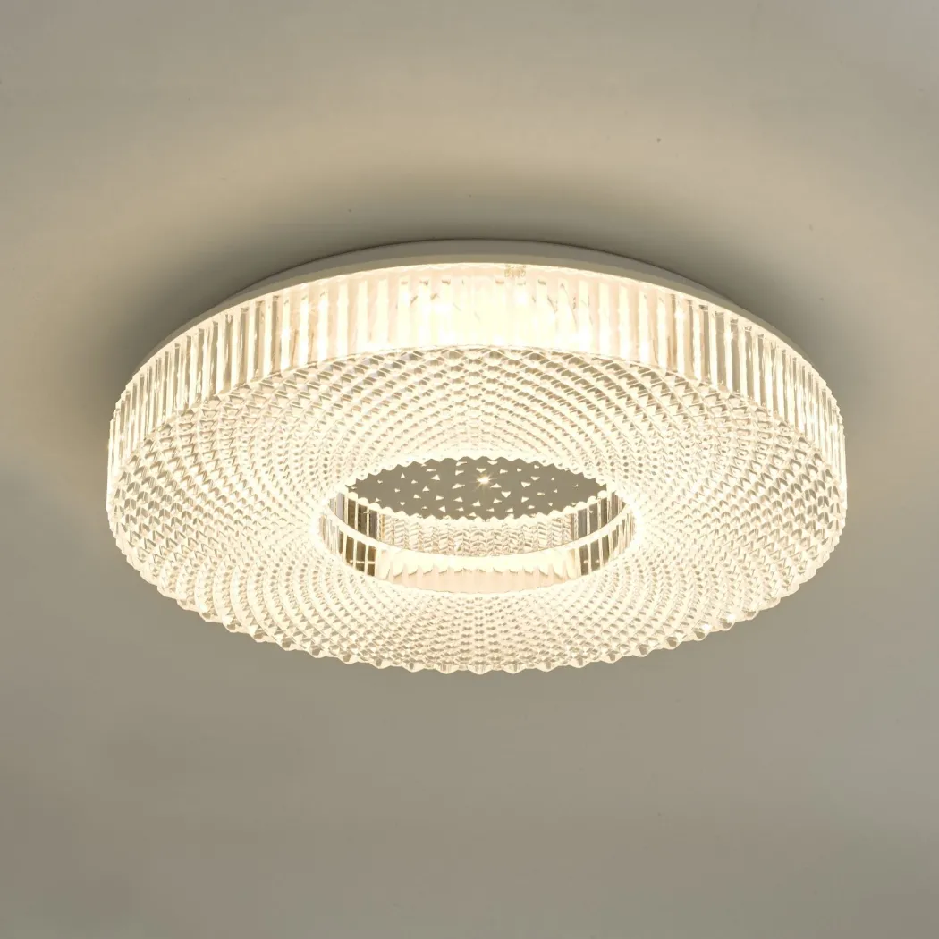 Cimona Medium Acrylic LED Flush Ceiling Light