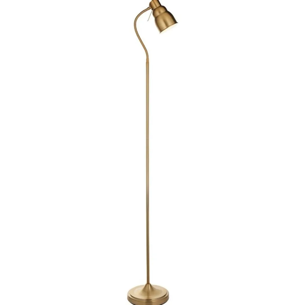 Classic Brass Task Floor Lamp