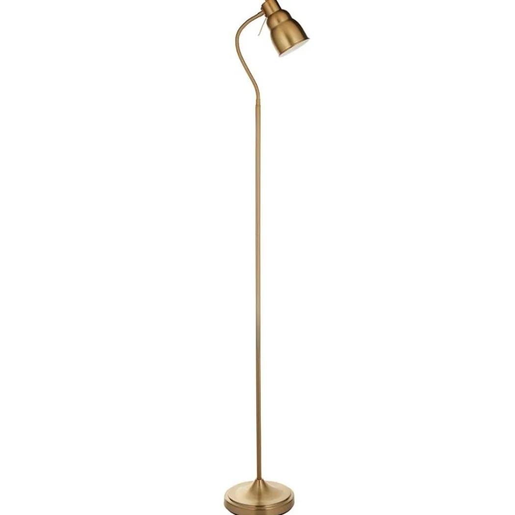 Classic Brass Task Floor Lamp