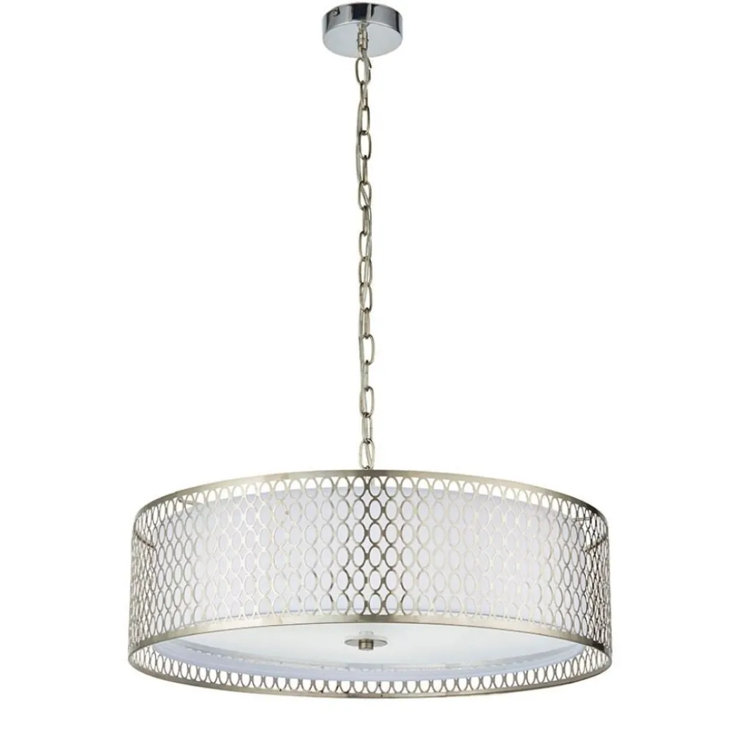Cordero 3 Light Satin Nickel Pendant Ceiling Light