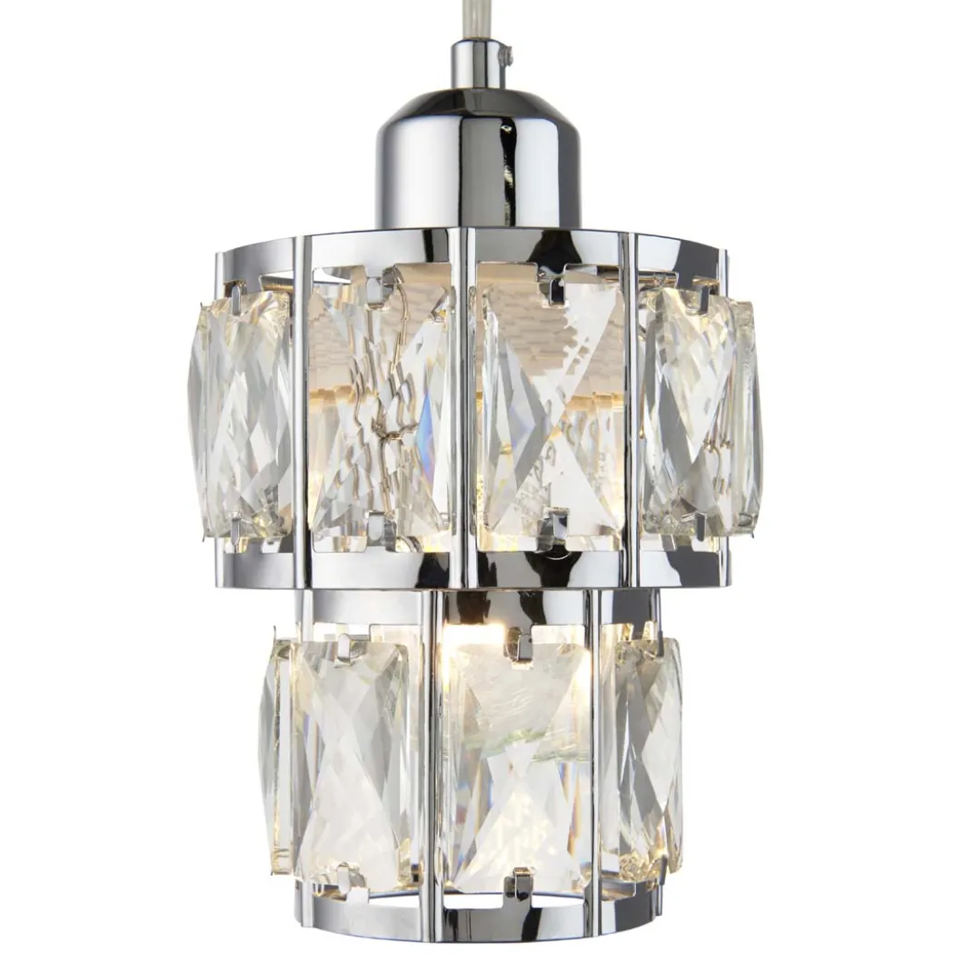 Darla Small Chrome Ceiling Light Pendant