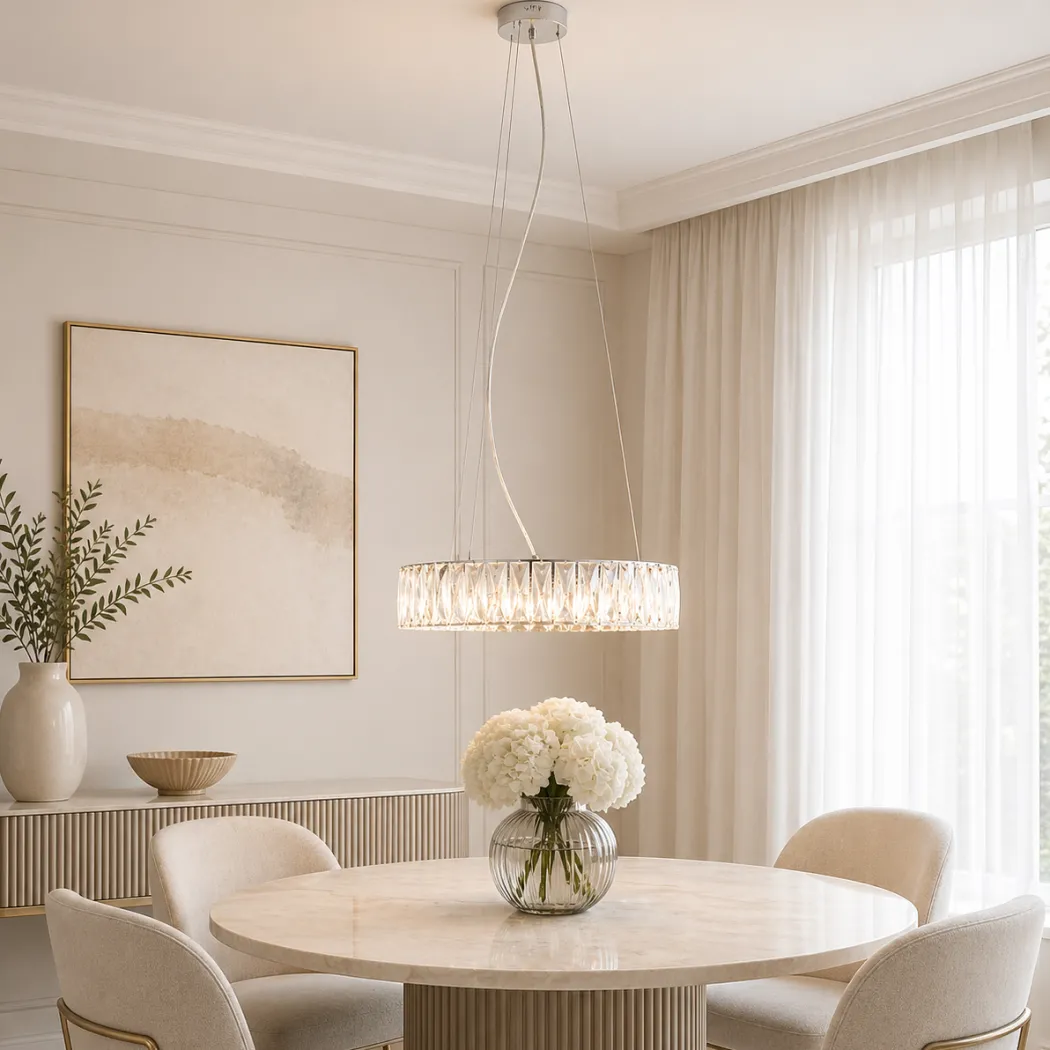 Dilan Chrome LED Suspension Pendant