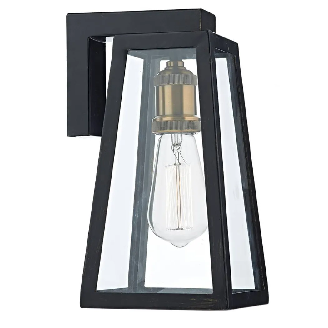 Duval Outdoor Wall Lantern Light Black