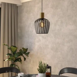 Empoli Black & Gold Pendant Ceiling Light