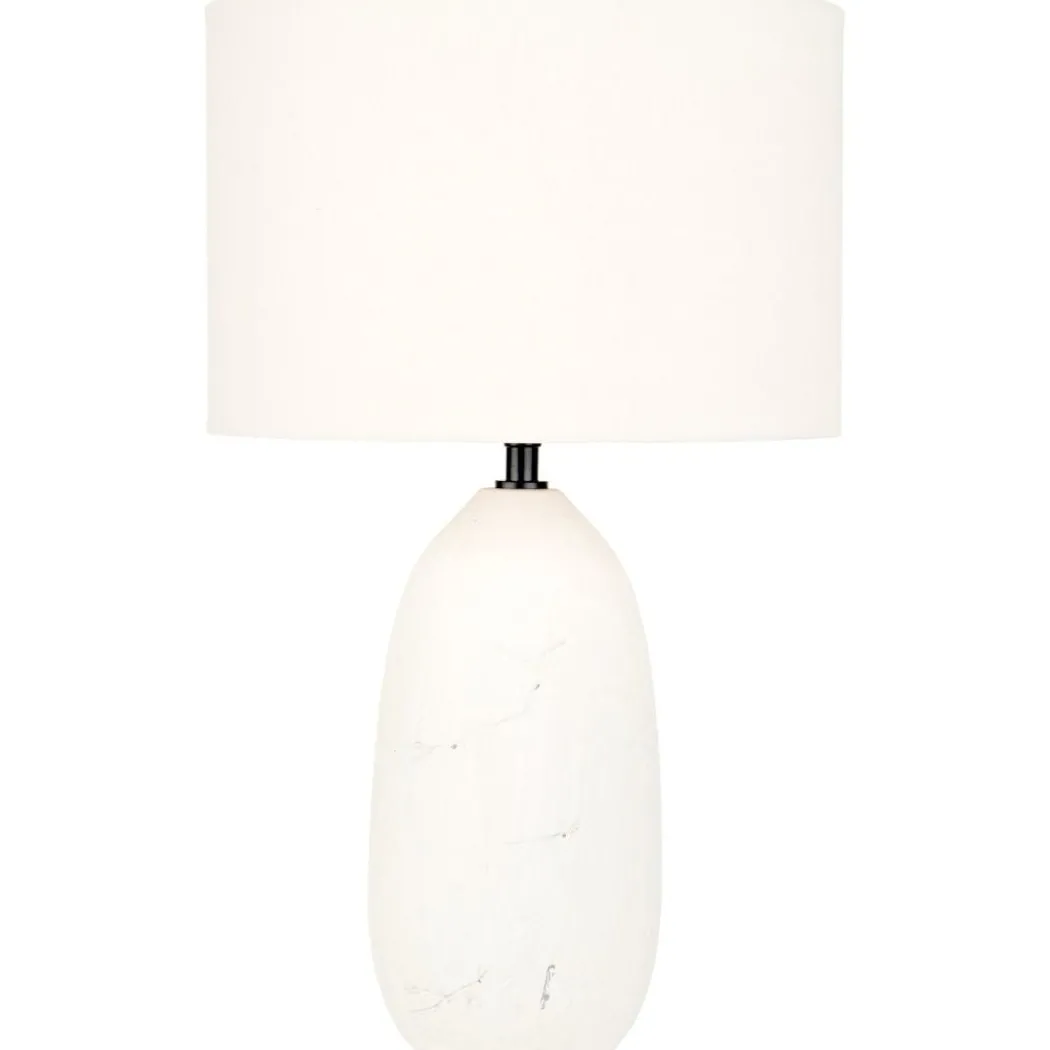 Erika White Ceramic Table Lamp