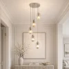 Evelle 5-Light Chrome Cascading Pendant