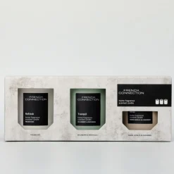 French Connection Set of 3 Small Mixed Candles