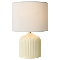 Gigi Twin Pack Ceramic Cream Table Lamps