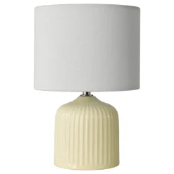 Gigi Twin Pack Ceramic Cream Table Lamps