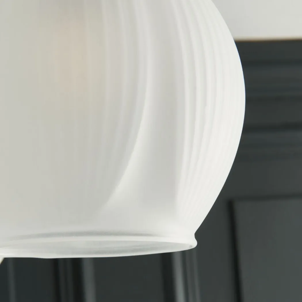 Hamilton 5 Light Antique Brass Semi Flush Ceiling Light