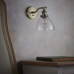 Hansen Wall Light Antique Brass