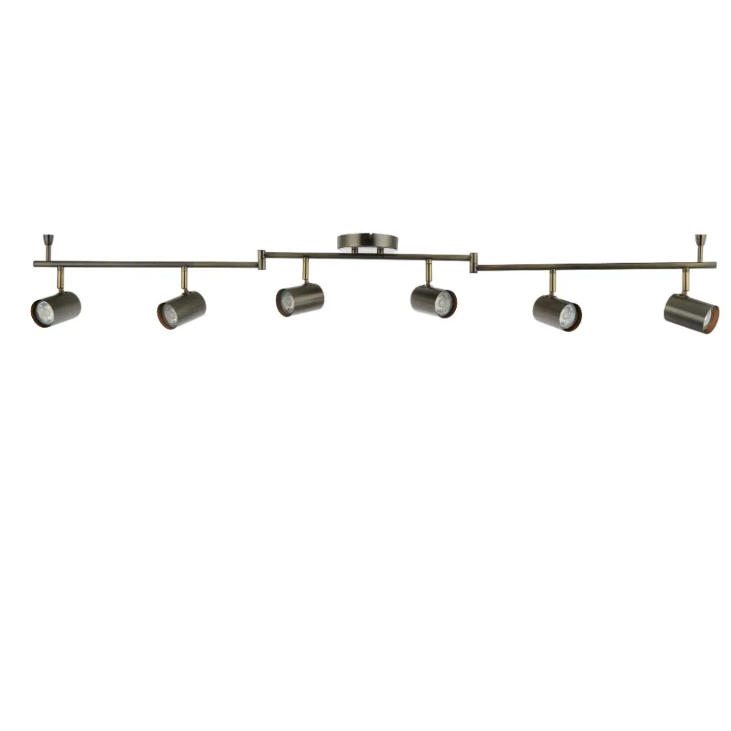 Hereford Matte Pewter 6-Spot Bar