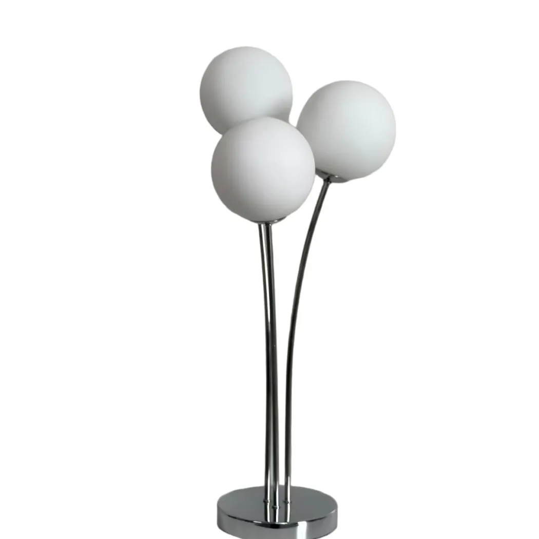 Jackson 3-Light Chrome Table Lamp