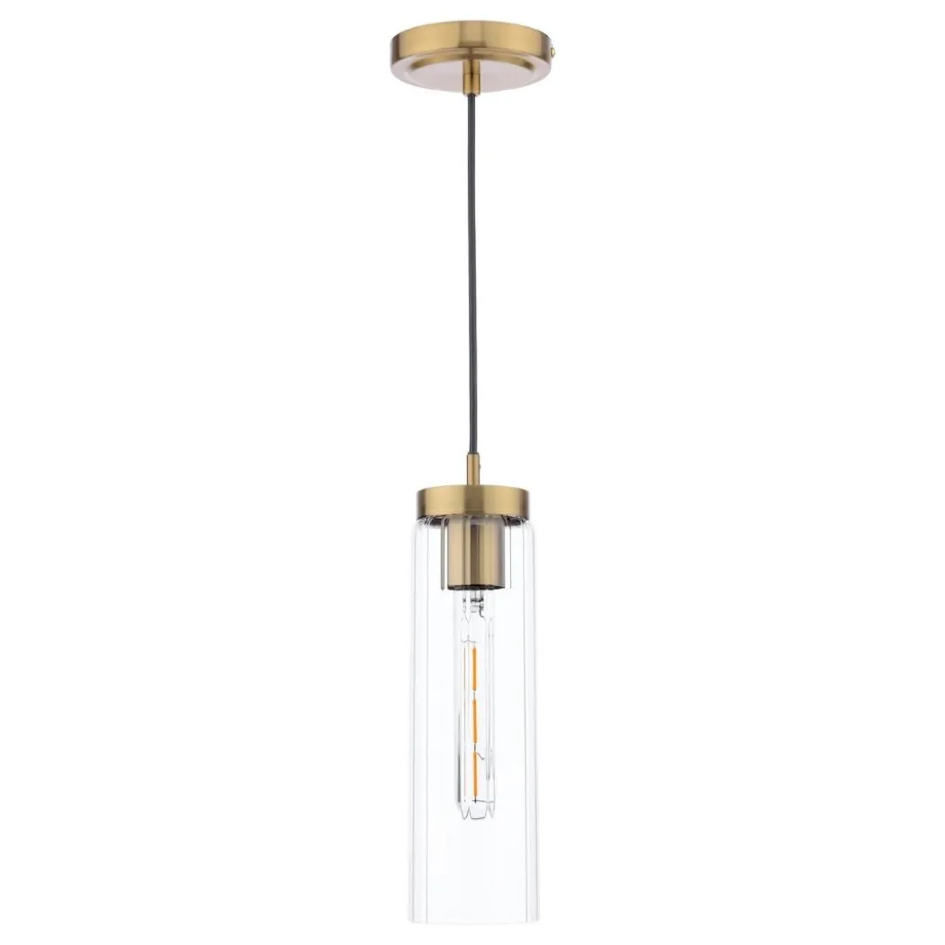 Jodelle Polished Bronze Ceiling Pendant