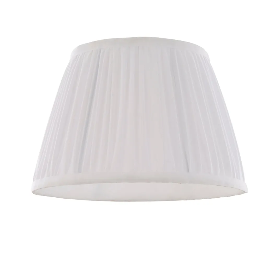 Junia Off White 30Cm Pleated Shade
