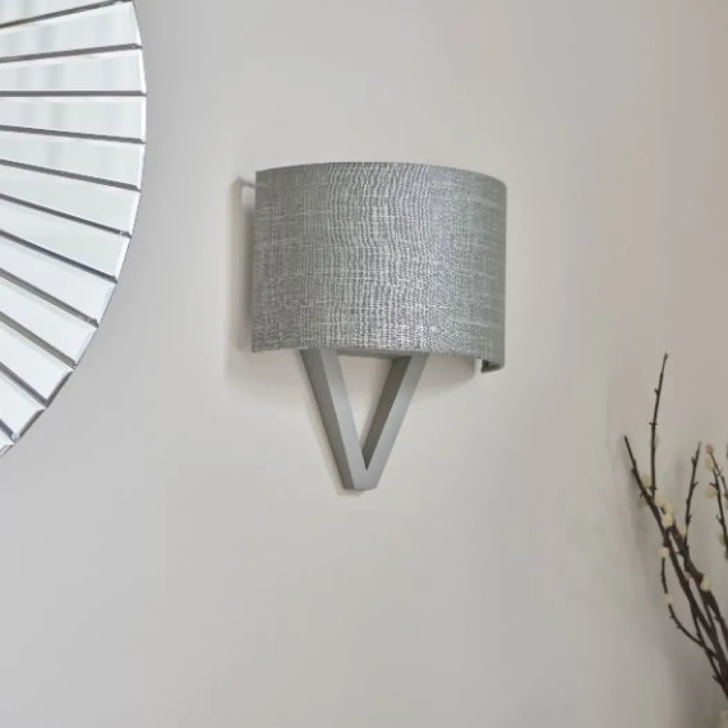 Kaden Grey Wood Wall Light
