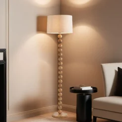 Kayleigh Wooden Floor Lamp