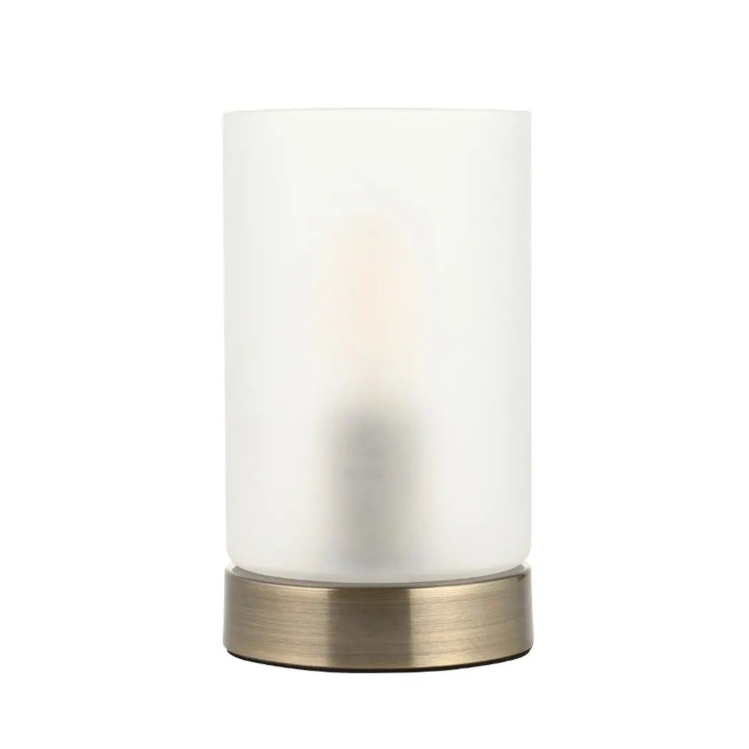 Kingsholm Antique Brass Touch Table Lamp