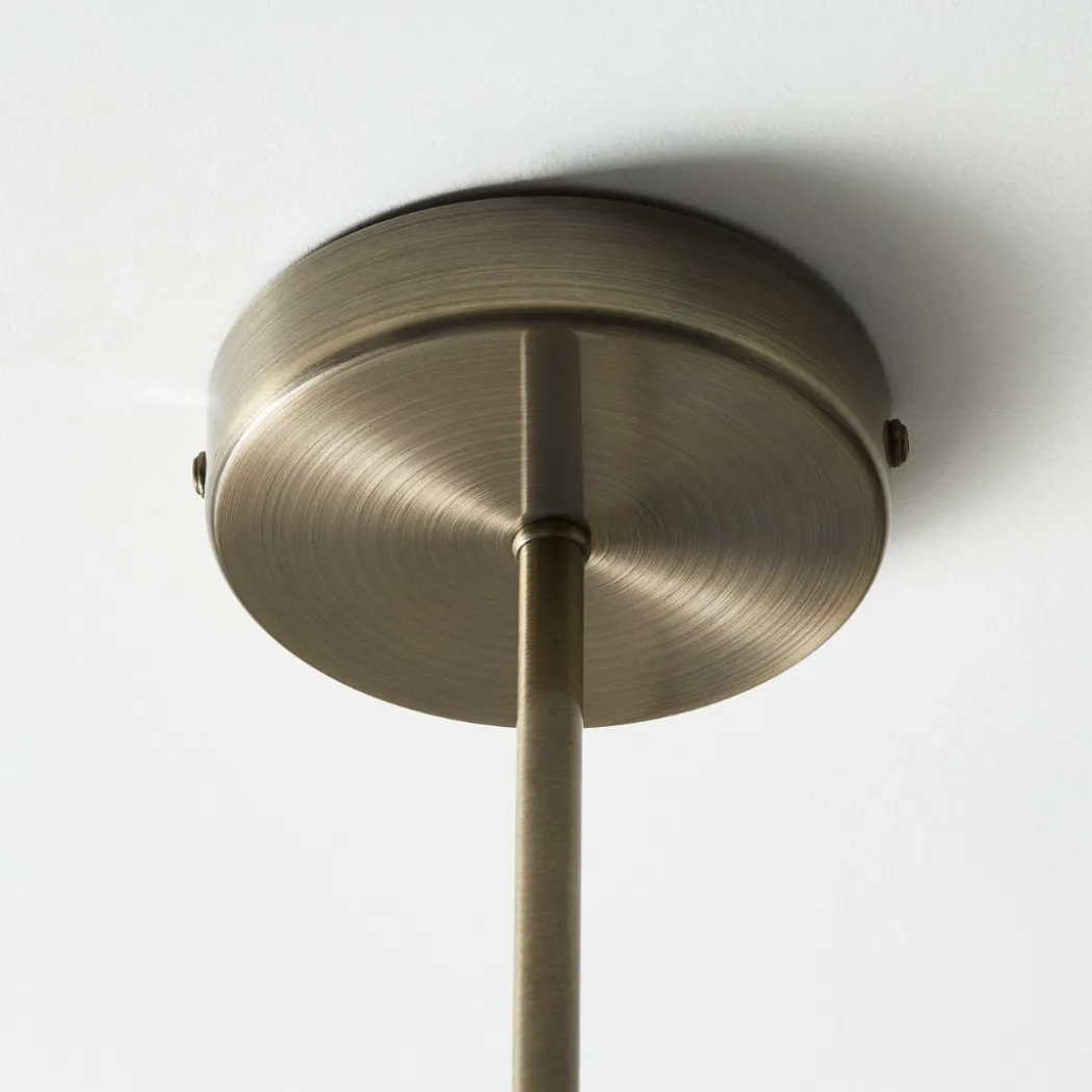 Kingsholm 5-Light Antique Brass Semi-Flush Ceiling Light