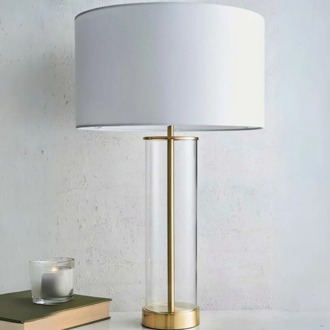 Lessina Gold and Glass Touch Table Lamp