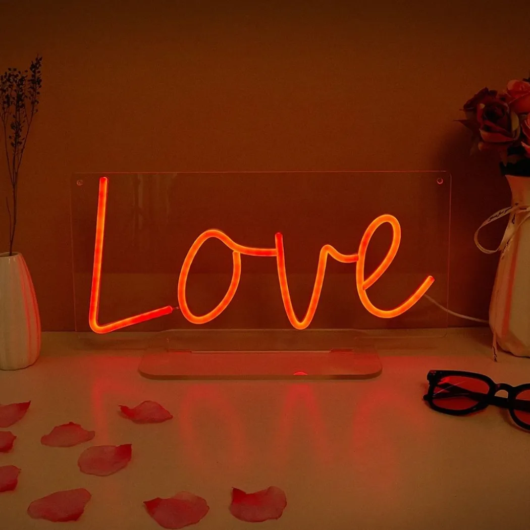Love Red LED Neon Sign