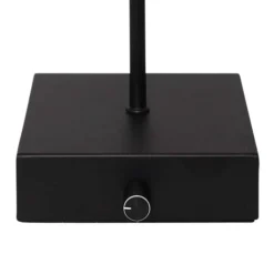 Lustre Black LED Rechargeable Table Lamp