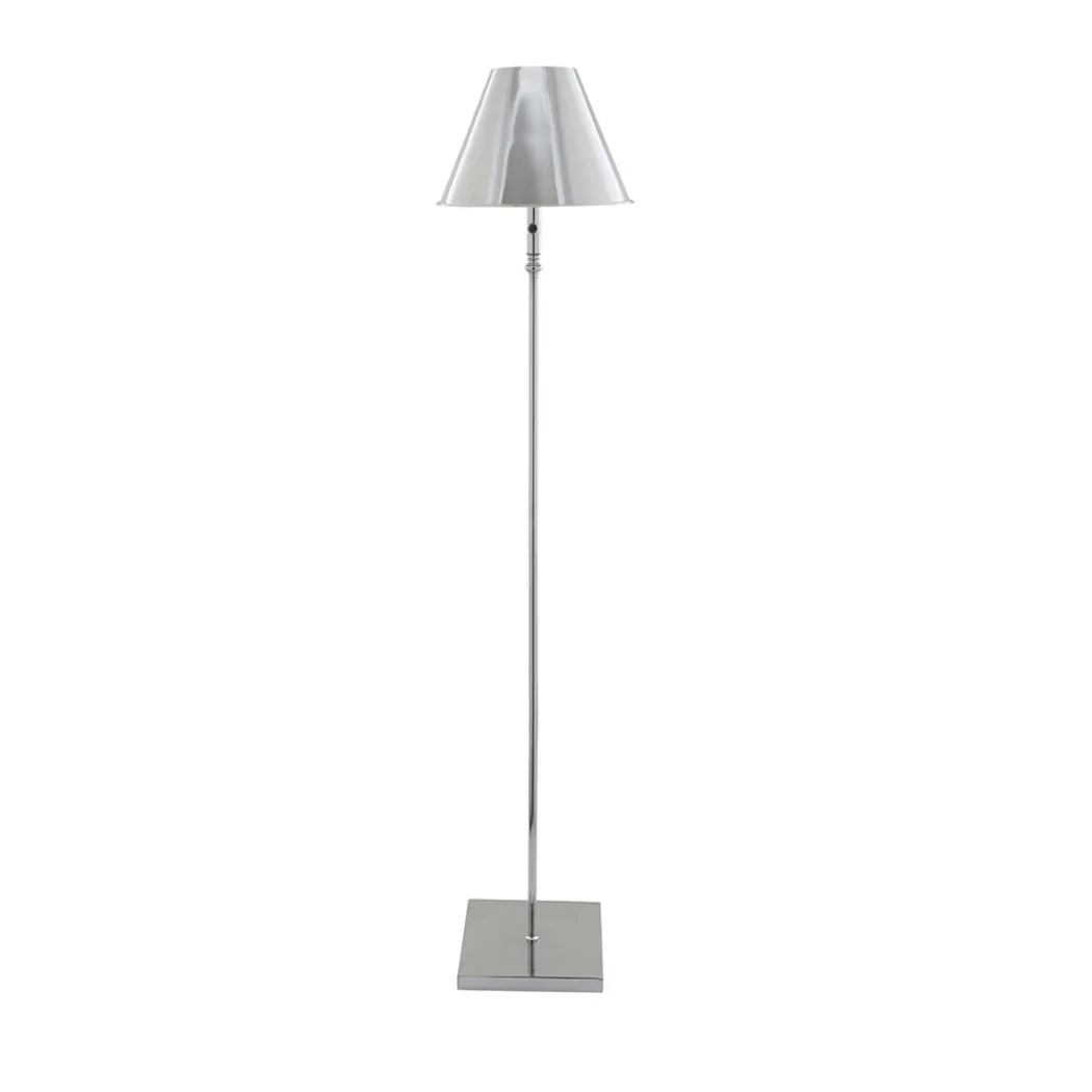 Lustre Polished Chrome LED Rechargeable Floor Lamp