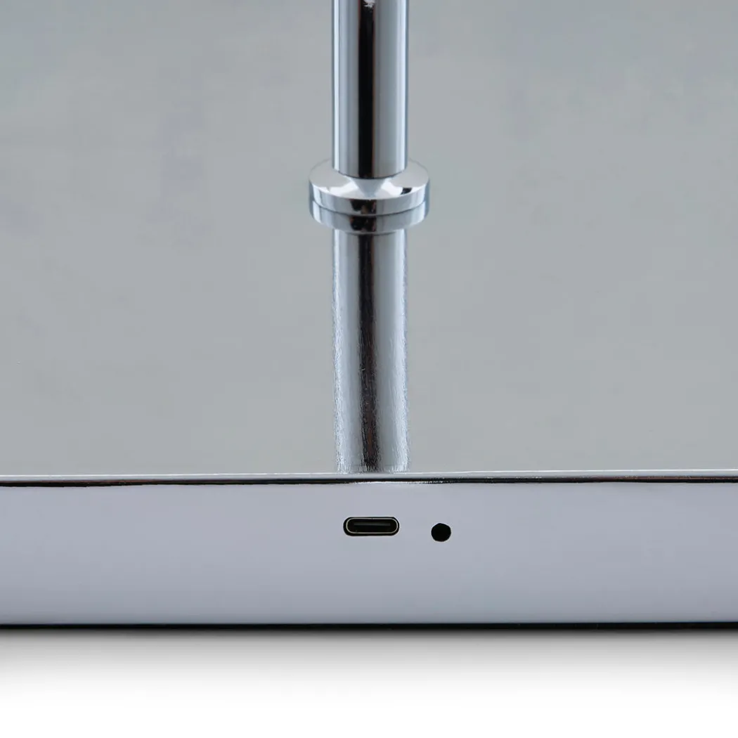 Lustre Polished Chrome LED Rechargeable Floor Lamp