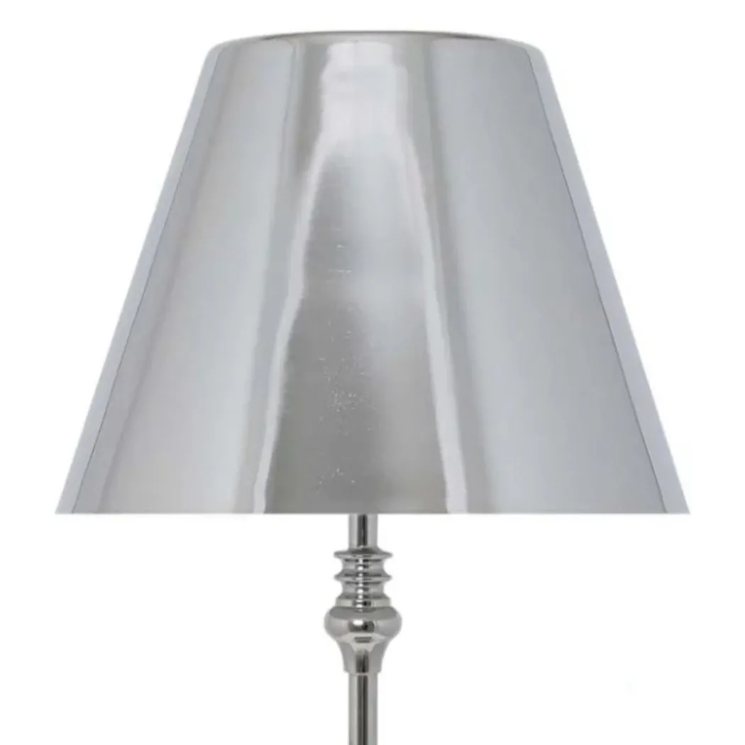 Lustre Polished Chrome Rechargeable Table Lamp