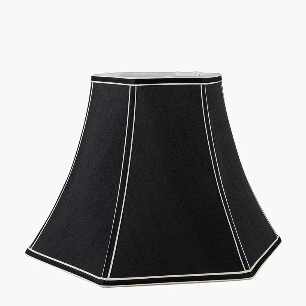 Lyla 30cm Bowed Black Shade
