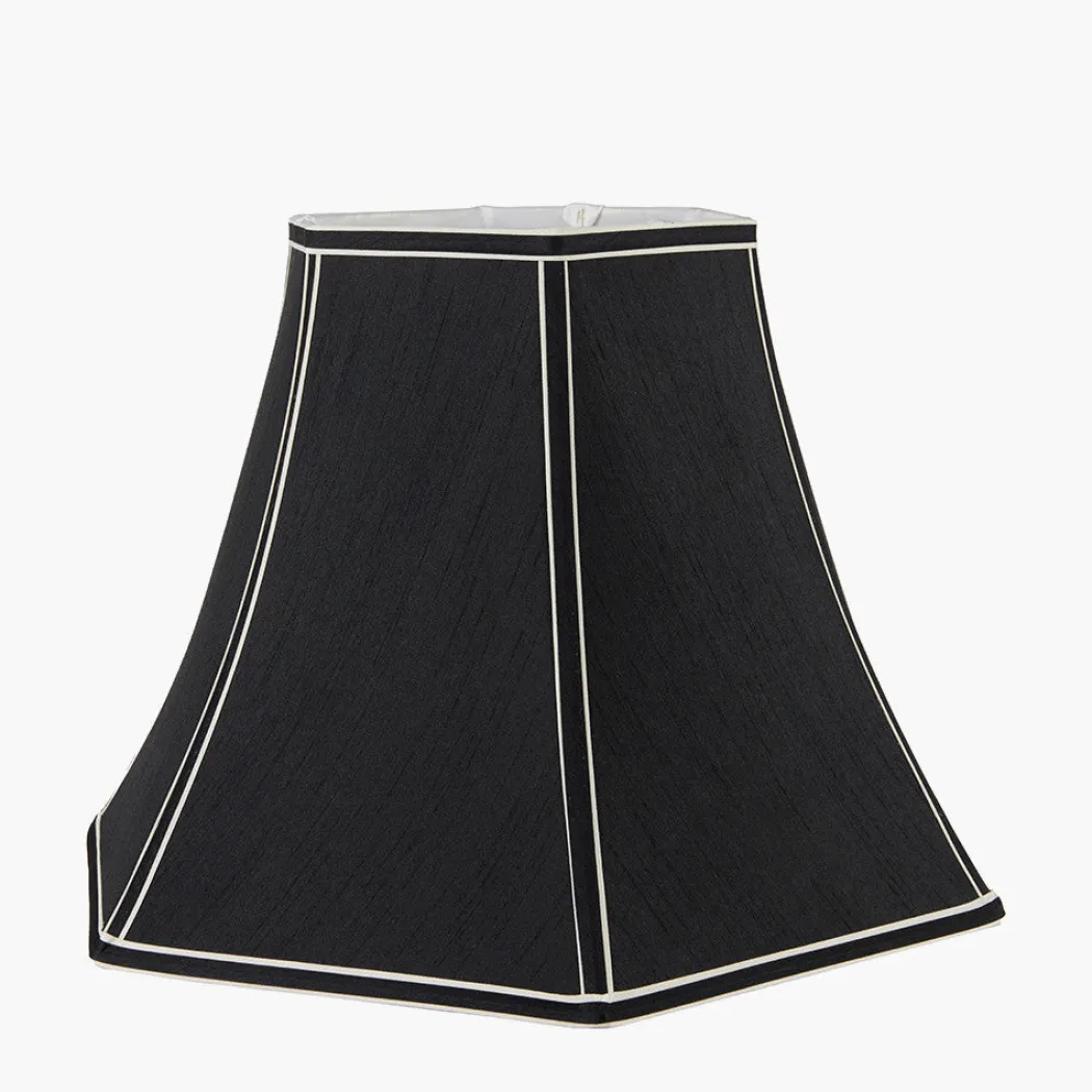 Lyla 30cm Bowed Black Shade