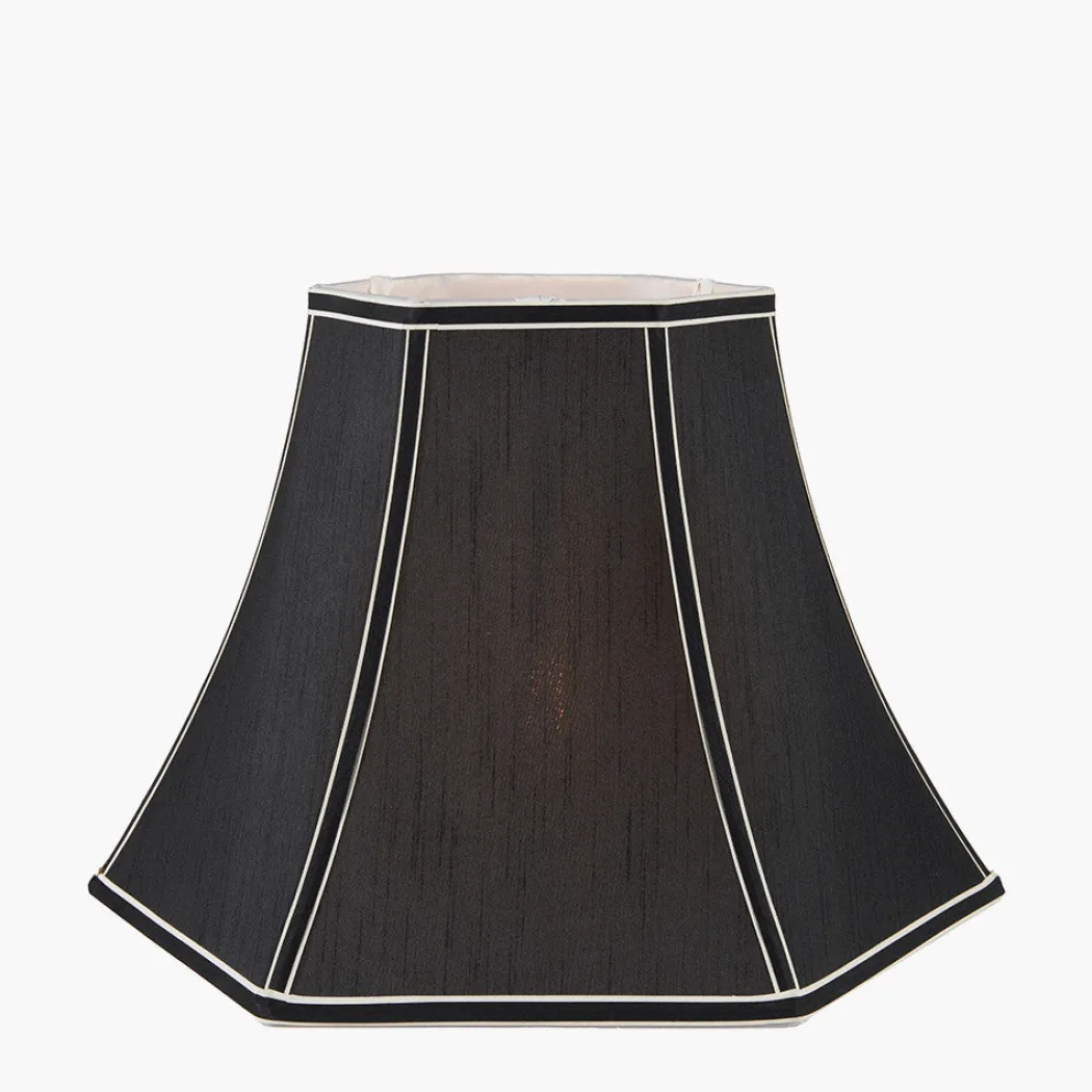 Lyla 50cm Bowed Black Shade
