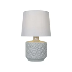 Mara Grey Ceramic Table Lamp