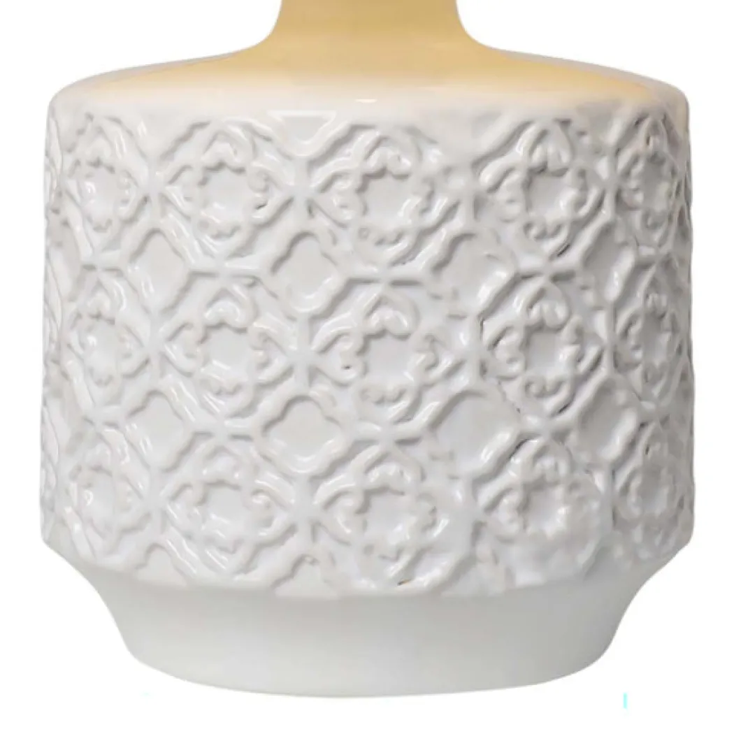 Mara White Ceramic Table Lamp
