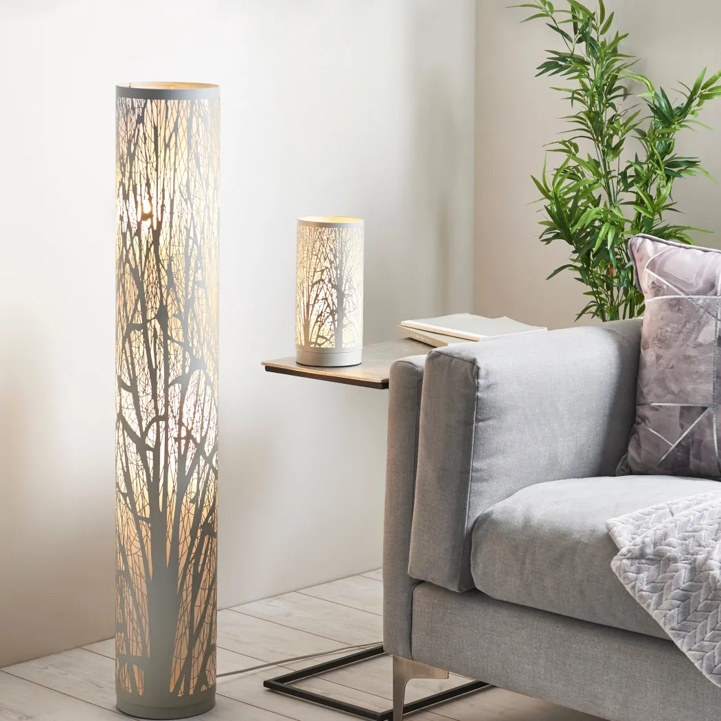 Mason Grey Touch Table Lamp