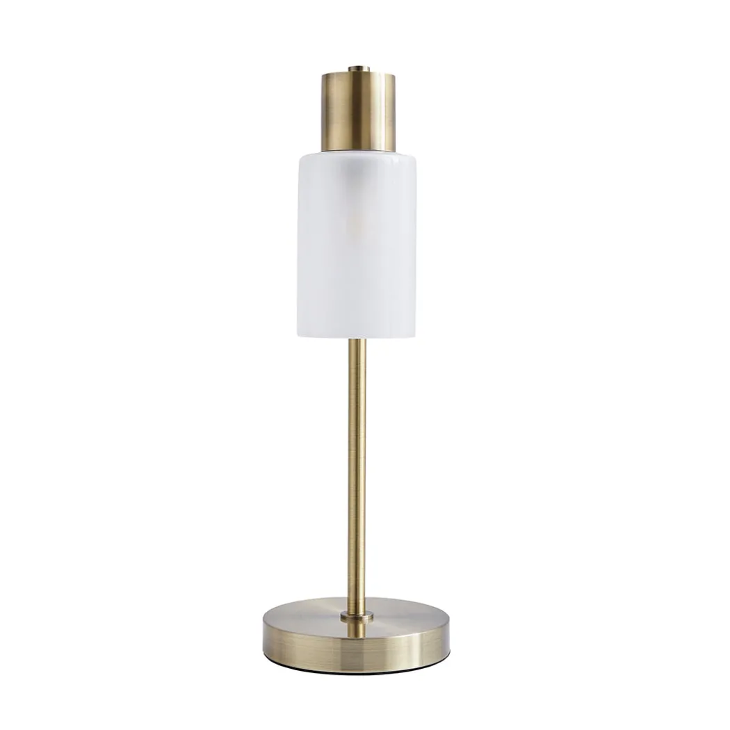 Maya Antique Brass Table Lamp