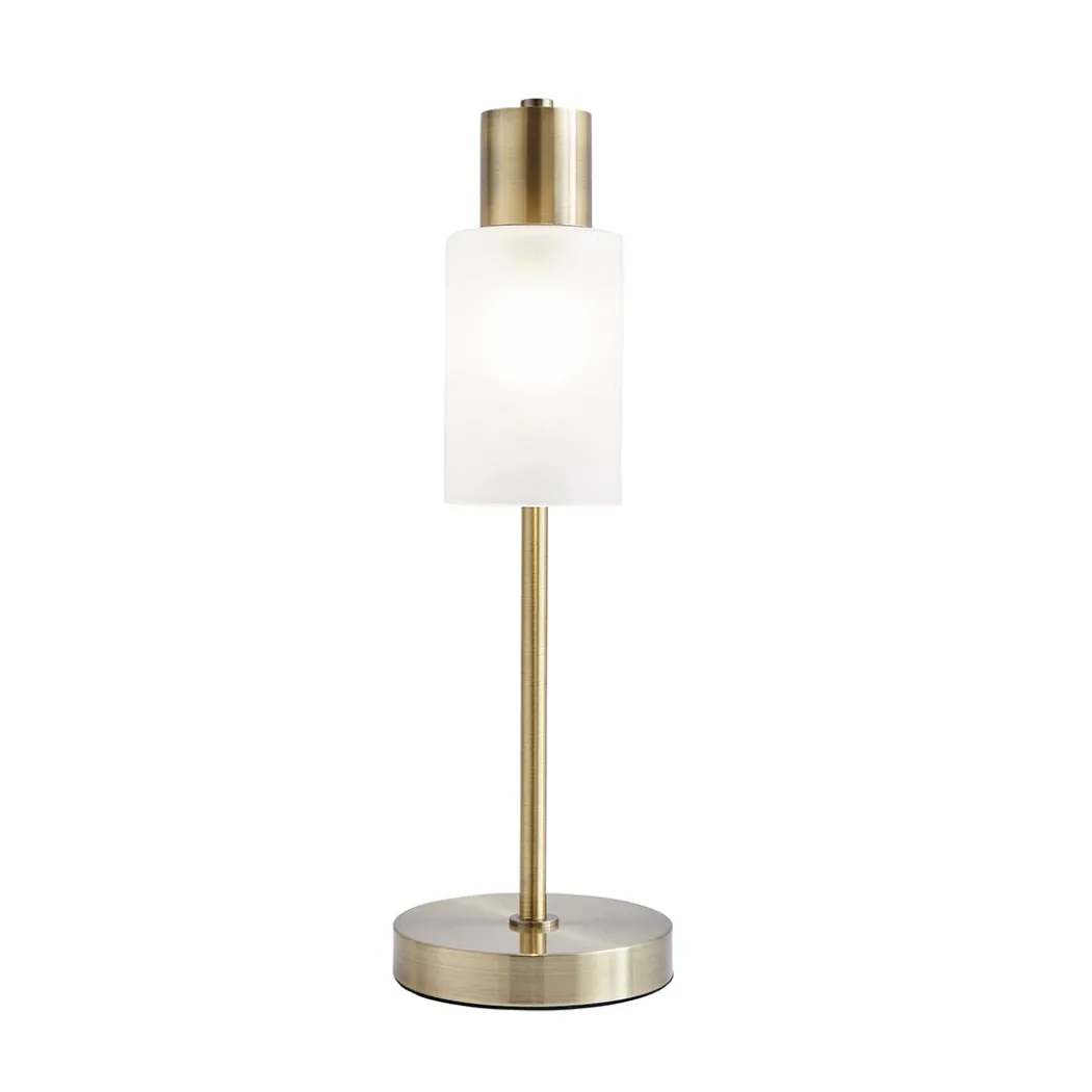 Maya Antique Brass Table Lamp