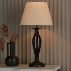 Miranda Black Table Lamp