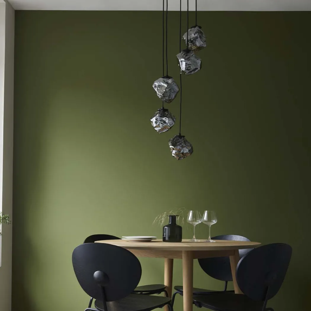 Molten 5 Light Smokey Ceiling Light Pendant