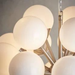 Oscar 28 Light Pendant Ceiling Light Satin Nickel