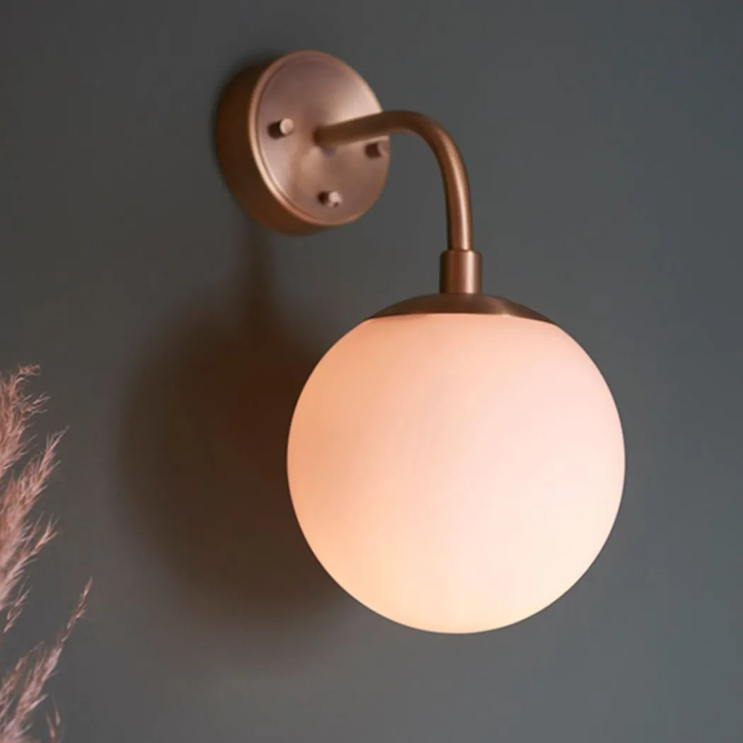 Pilar 1 Light Brass Wall Bracket