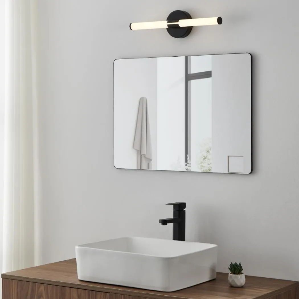Ramola Black LED Bathroom Wall Light