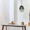 Ripley Antique Brass and Smoked Glass Easy-Fit Pendant Shade