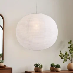 Rufus 80Cm Paper Ball White Shade