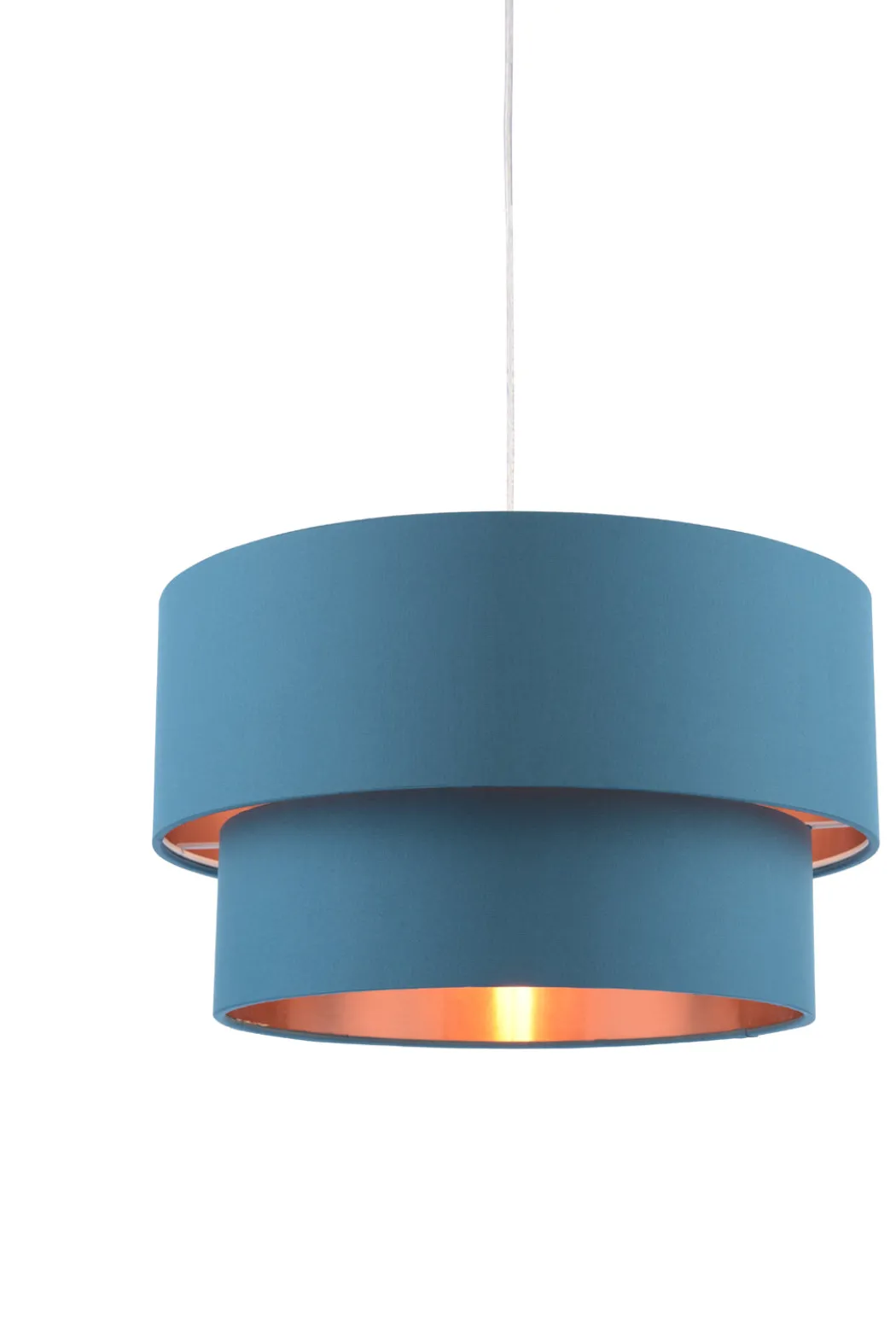 Rute Teal & Copper Pendant Shade