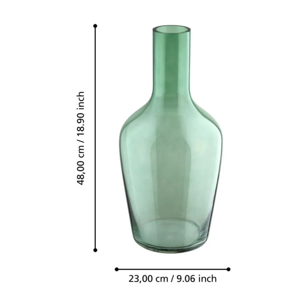 Samuntai Green Glass Vase Large