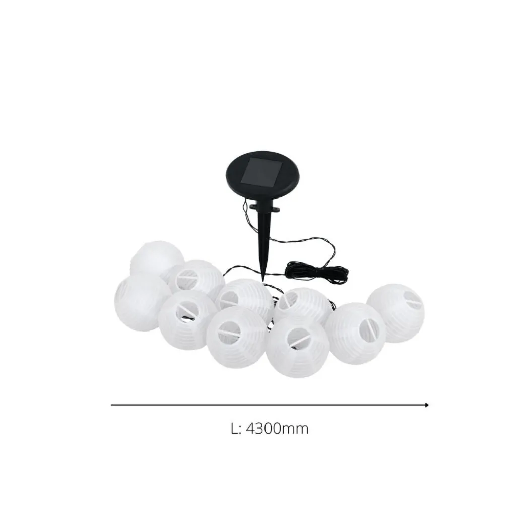 Solar White LED Fairy Lights