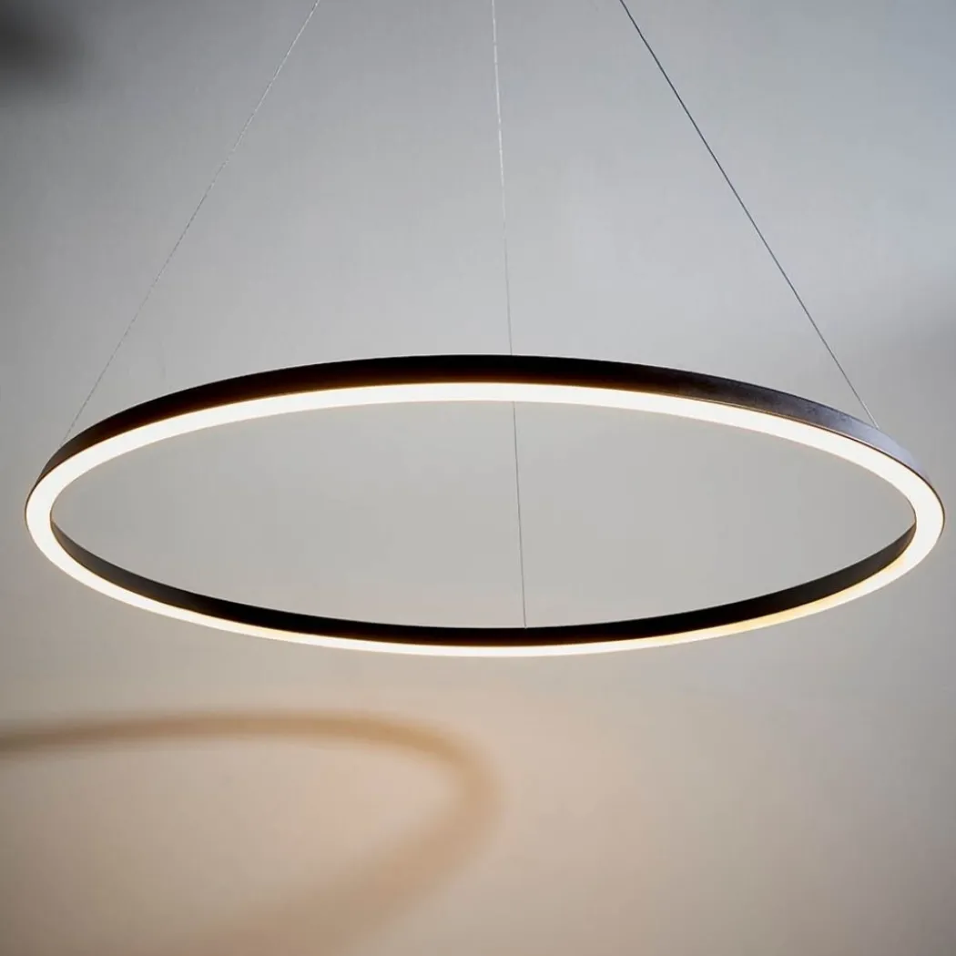Staten Matte Black LED Pendant Ceiling Light