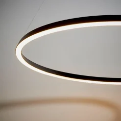 Staten Matte Black LED Pendant Ceiling Light