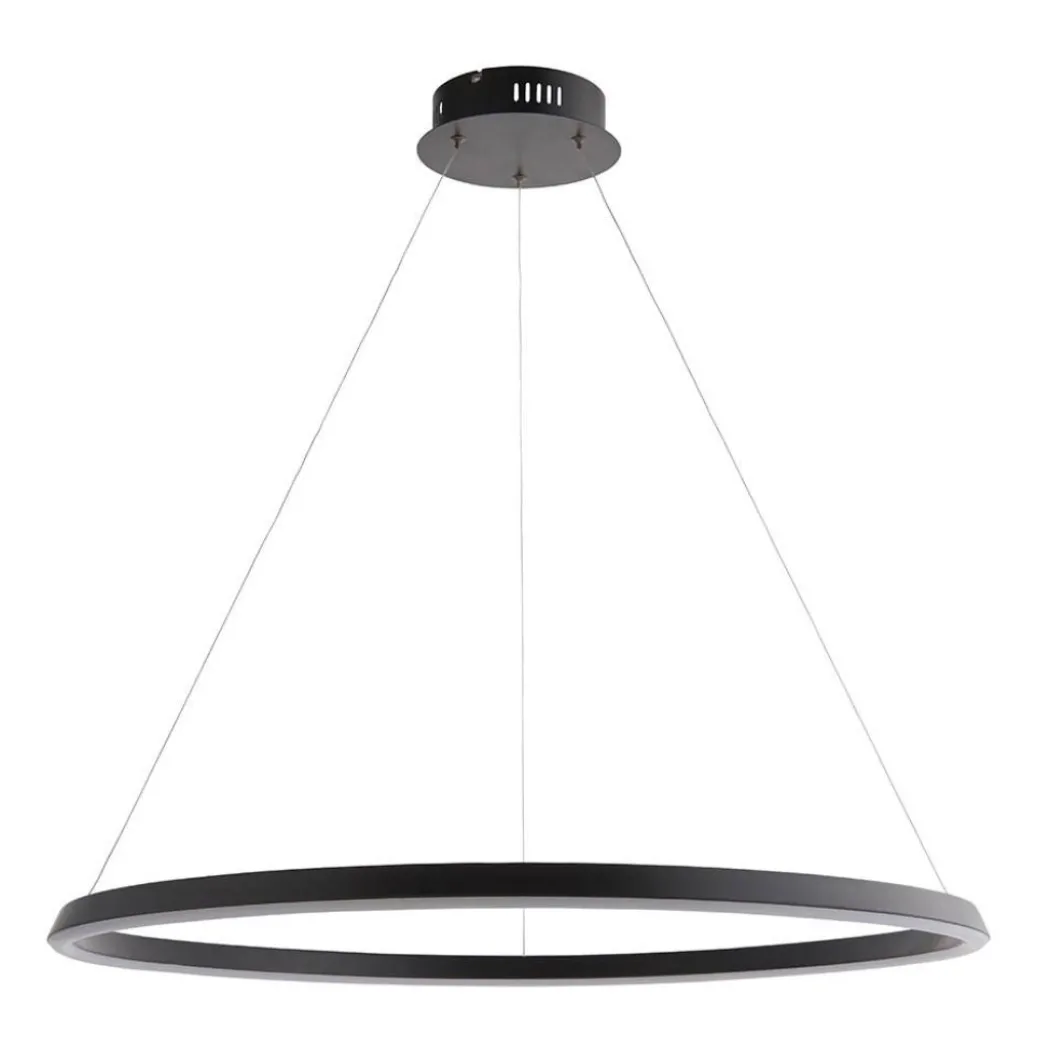 Staten Matte Black LED Pendant Ceiling Light